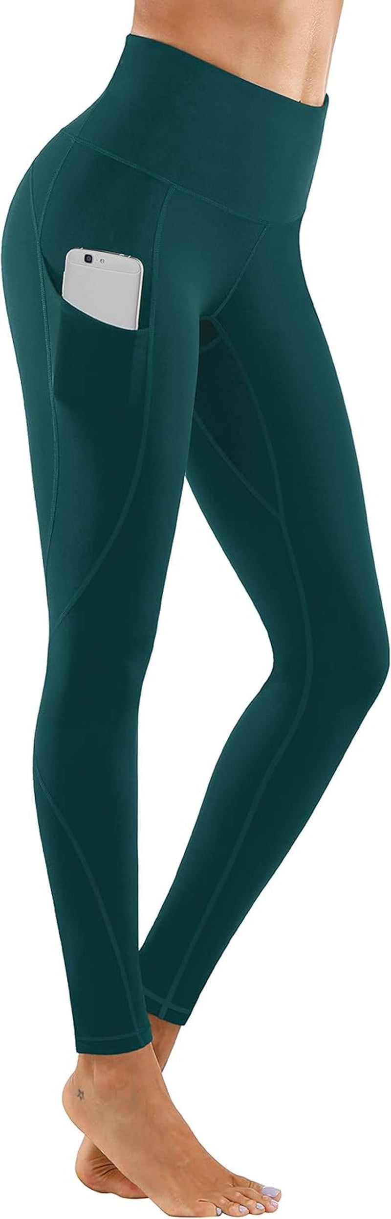 Elevate Your Workout with High Waist Yoga Pants - Stylish, Comfortable Leggings with Pockets and Tummy Control for Every Activity