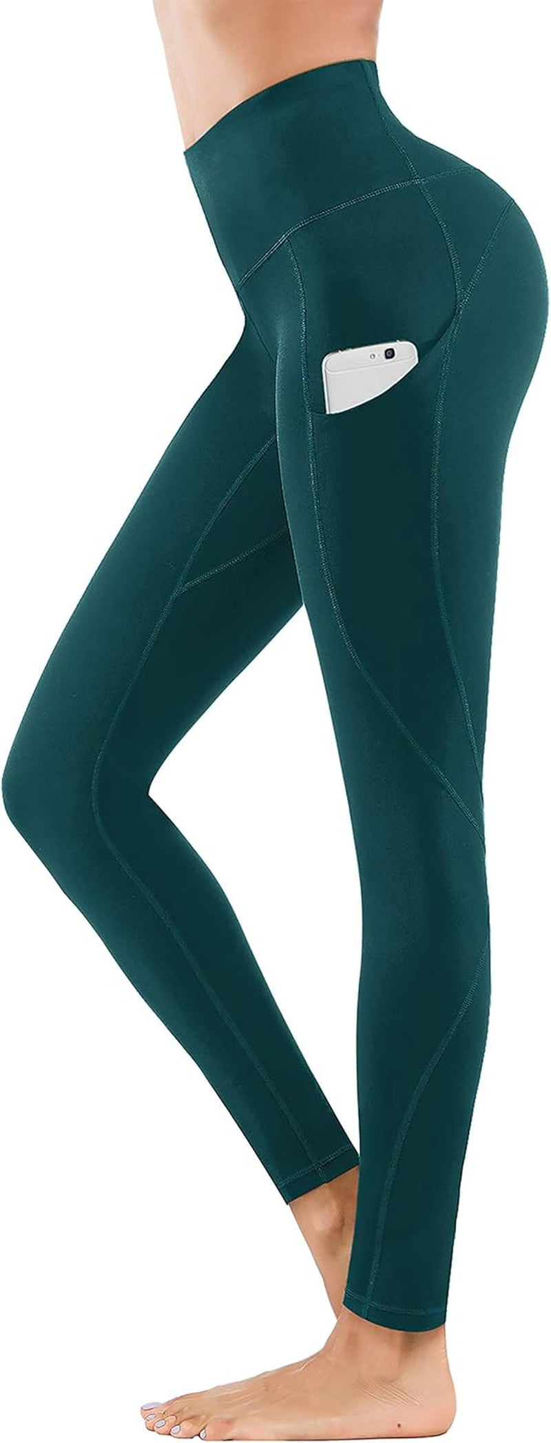 Elevate Your Workout with High Waist Yoga Pants - Stylish, Comfortable Leggings with Pockets and Tummy Control for Every Activity