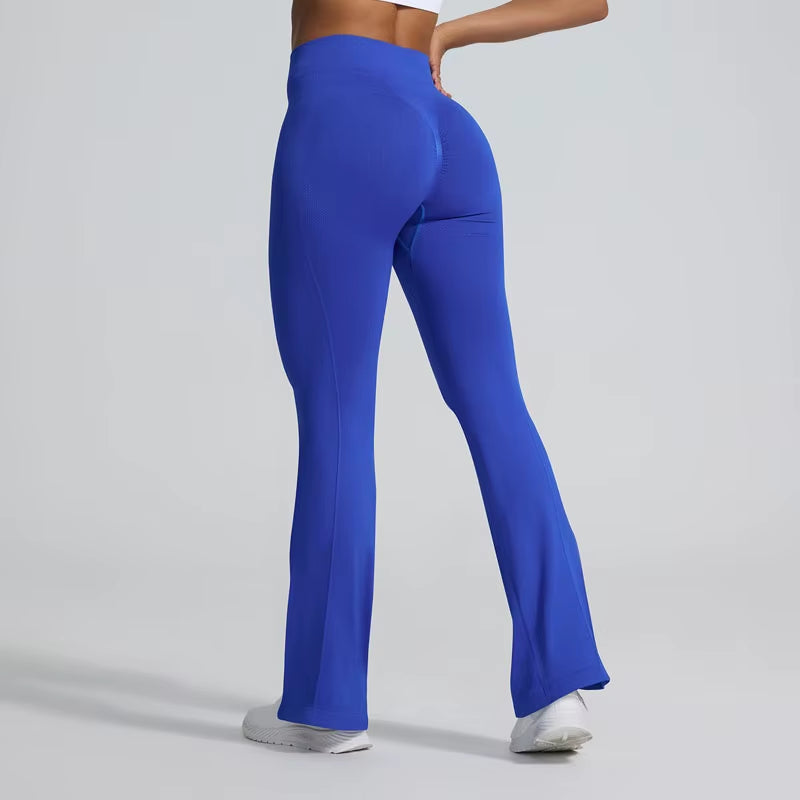 2025 Women'S Sports Yoga Pants High Quality Nylon Leggings Breathable Butt Scrunch Quick Dry Lightweight Elastic Waist Solid