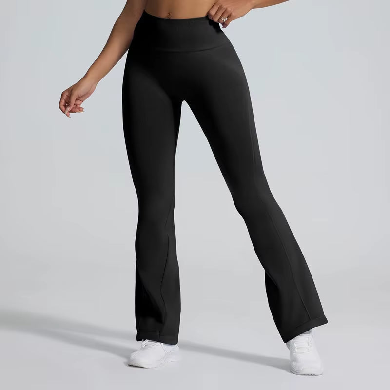 2025 Women'S Sports Yoga Pants High Quality Nylon Leggings Breathable Butt Scrunch Quick Dry Lightweight Elastic Waist Solid