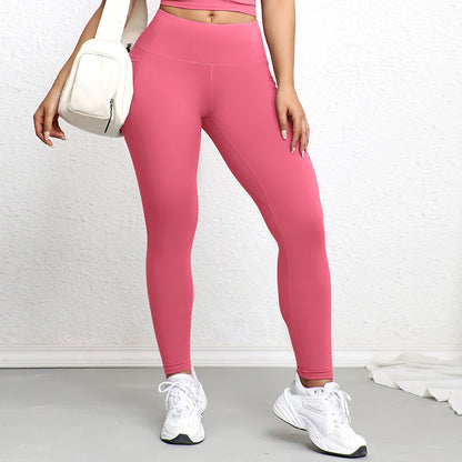 Elevate Your Workout with Our Women's High Waist Leggings Featuring Double Pockets and Butt Lifting Design - Perfect for Casual Wear!
