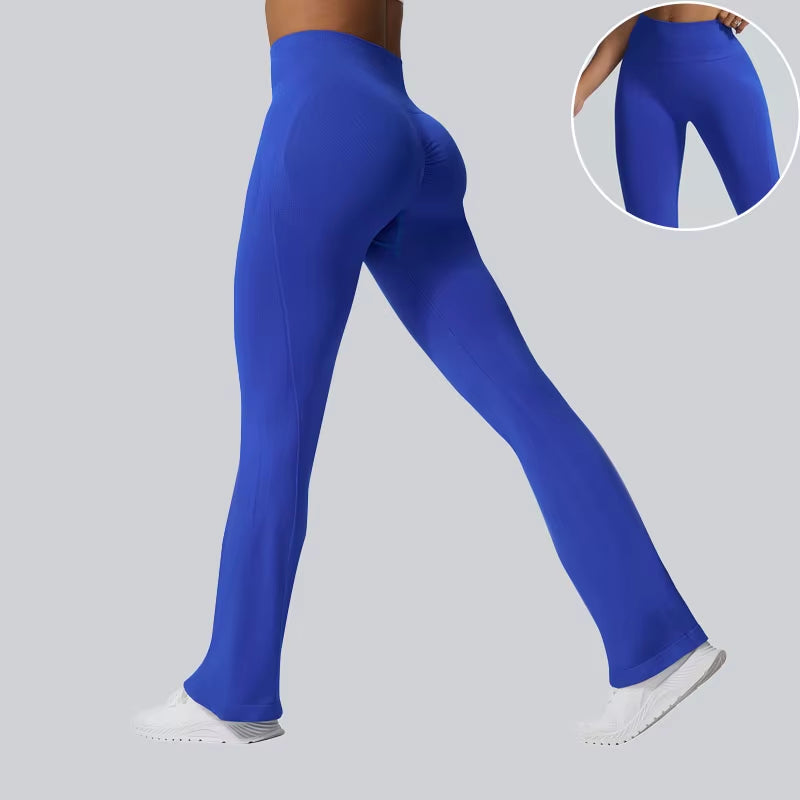 2025 Women'S Sports Yoga Pants High Quality Nylon Leggings Breathable Butt Scrunch Quick Dry Lightweight Elastic Waist Solid